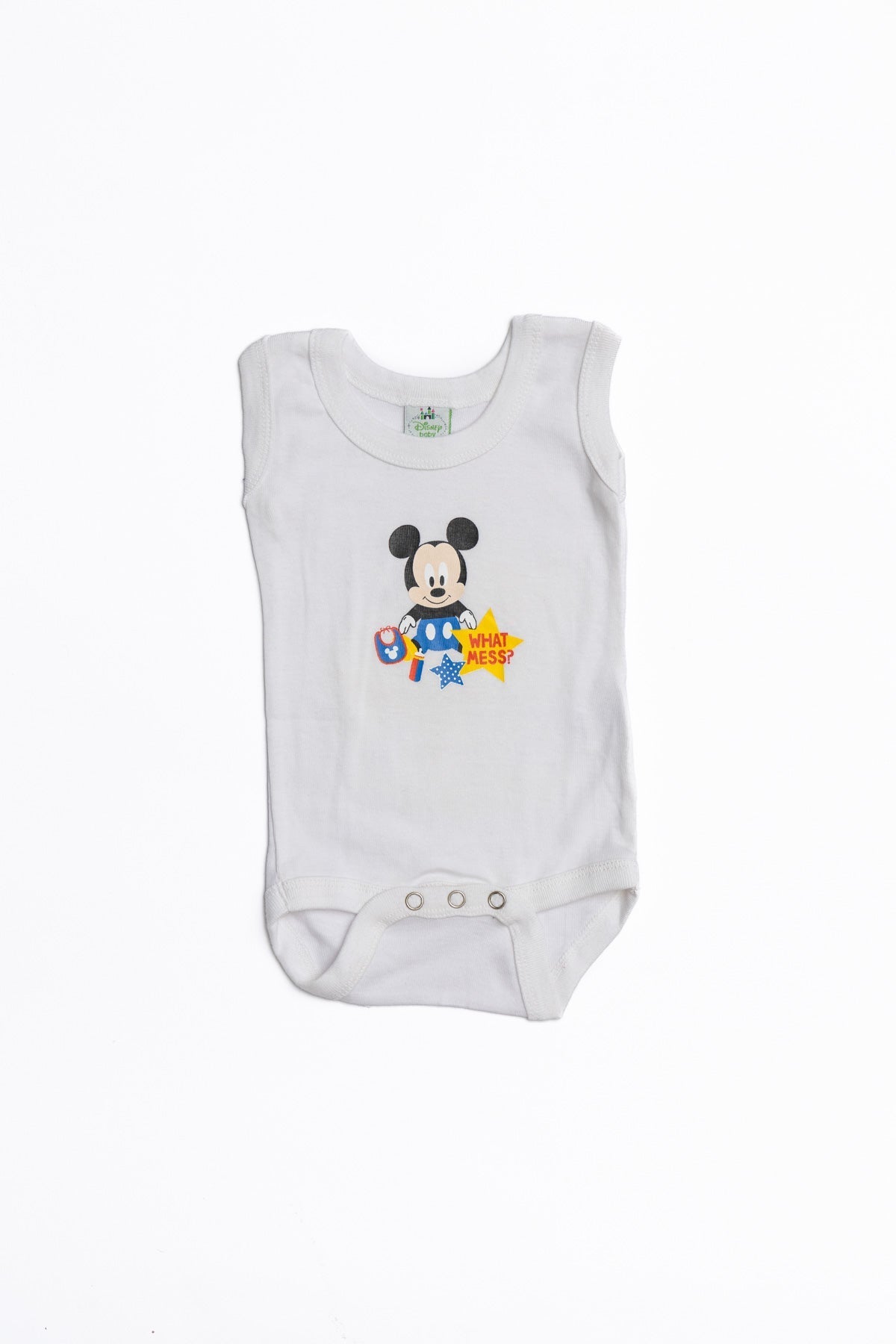 Baby Mickey Onesie (Sleeveless) "What Mess"