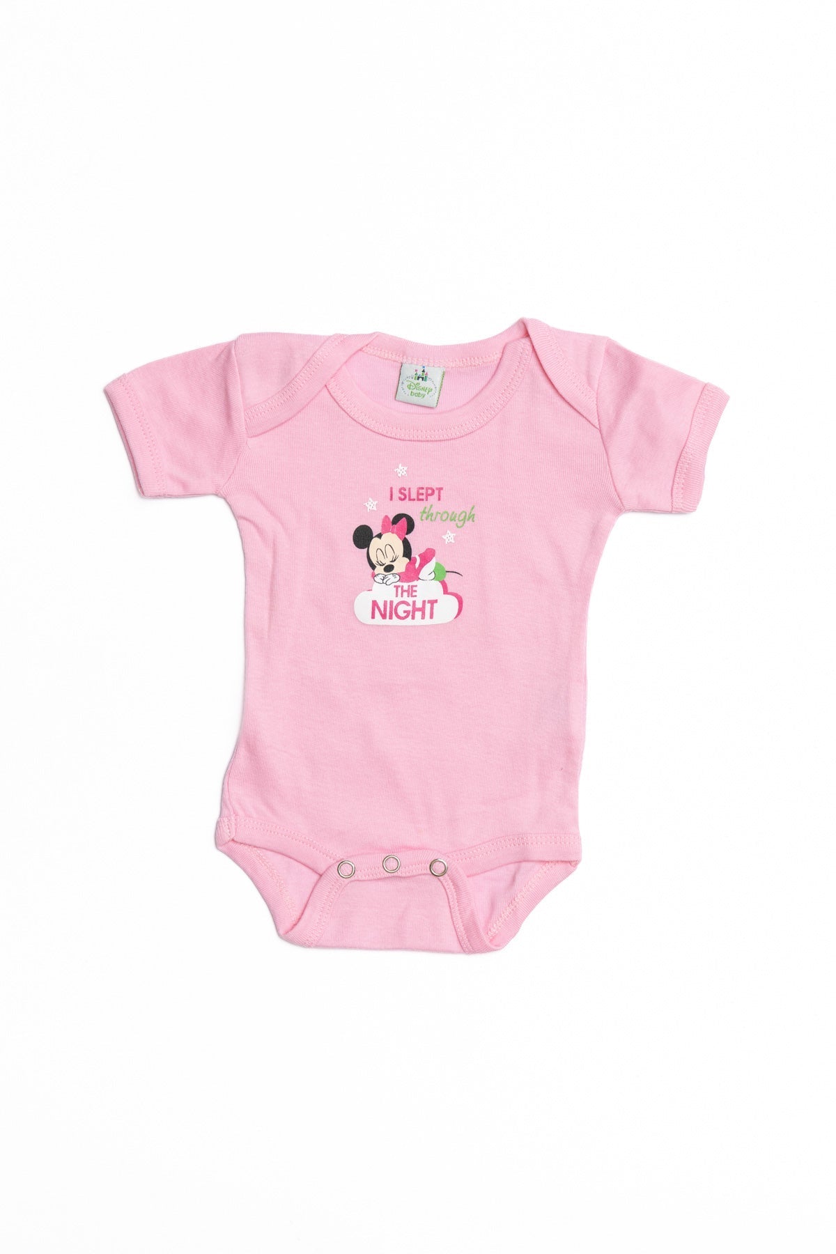 Baby Minnie Onesie (Short Sleeves) "Sleep"