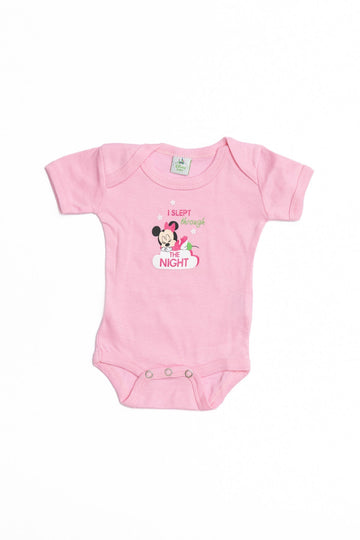 Baby Minnie Onesie (Short Sleeves) "Sleep"