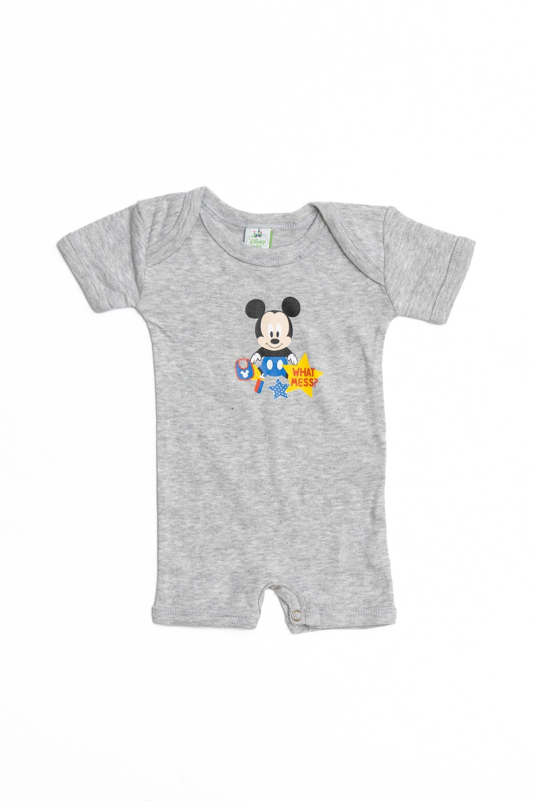 Baby Mickey Romper (Short Sleeves) "What Mess"