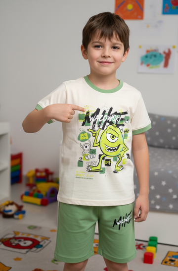 Boys Mike Monsters PJ Set