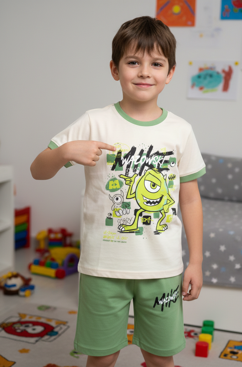 Boys Mike Monsters PJ Set