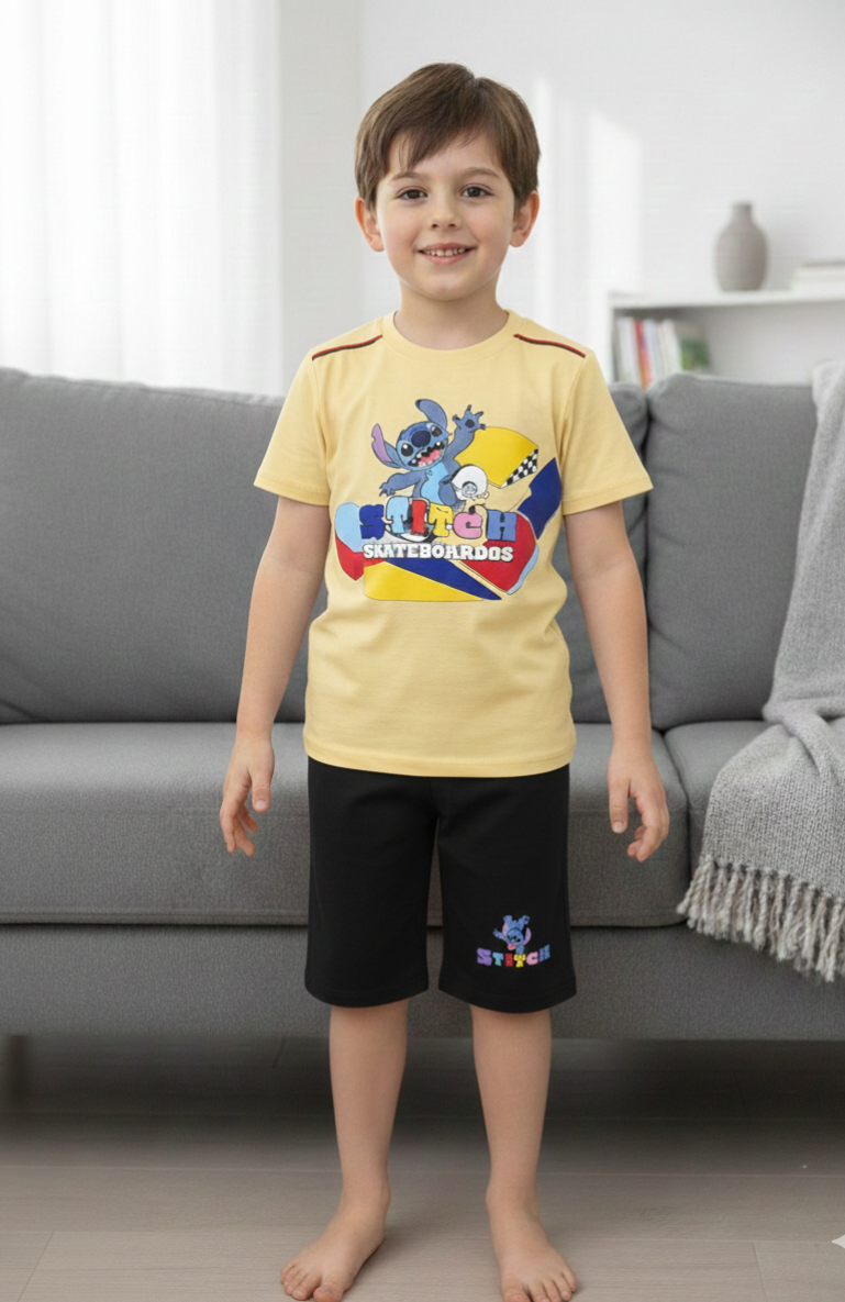 Boys Stitch PJ Set
