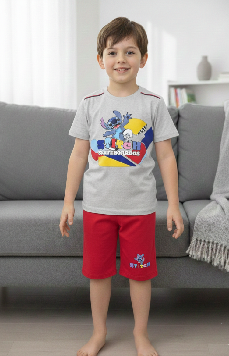 Boys Stitch PJ Set