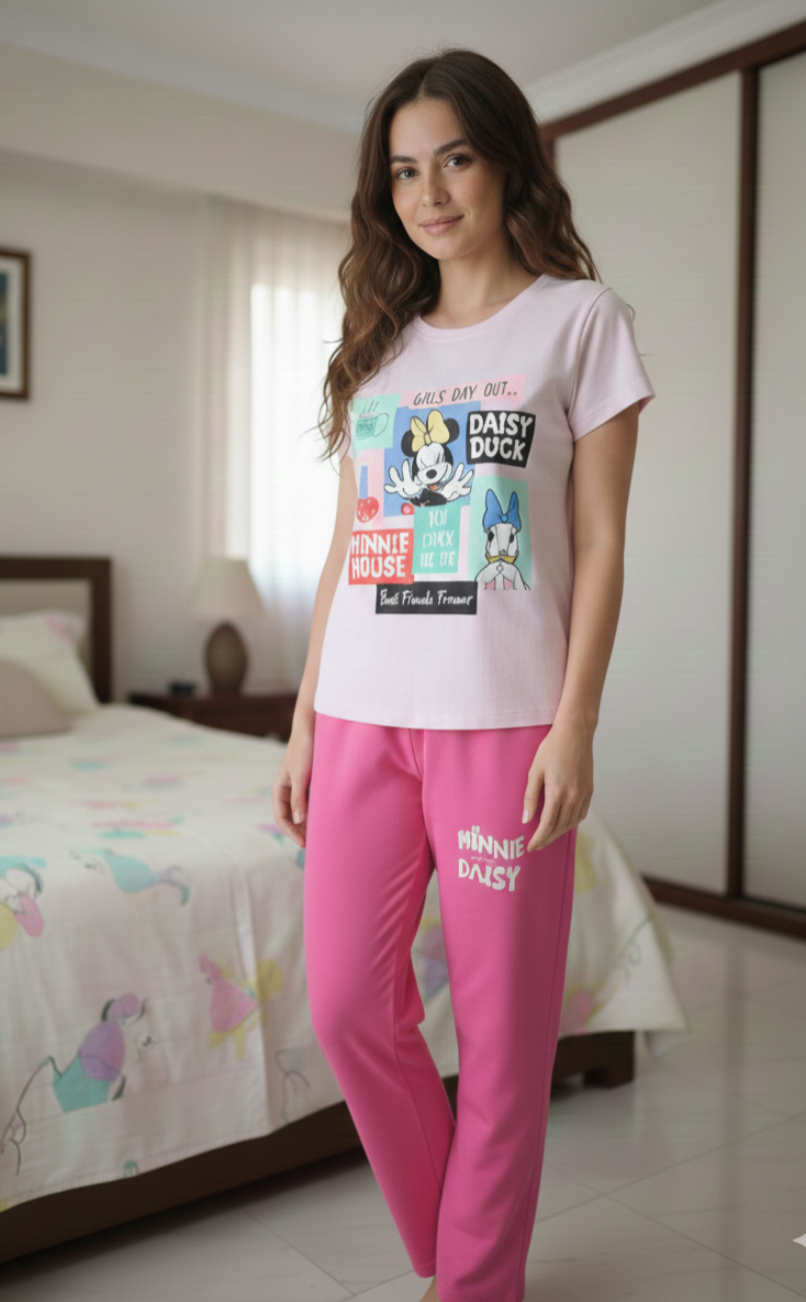 Women Minnie & Daisy PJ Set
