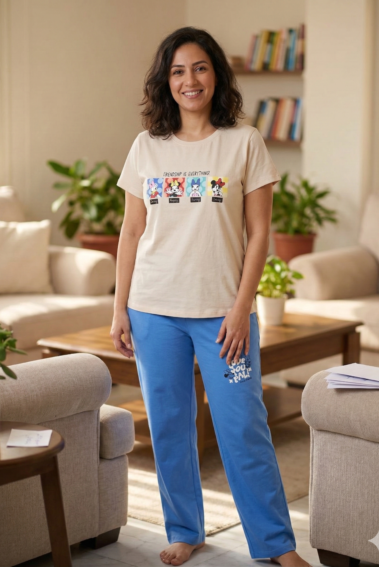 Women Minnie & Daisy " Friendship" PJ Set
