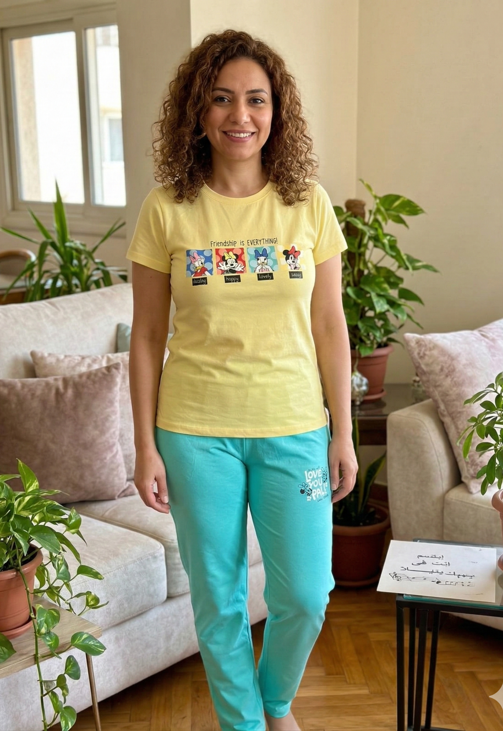 Women Minnie & Daisy " Friendship" PJ Set