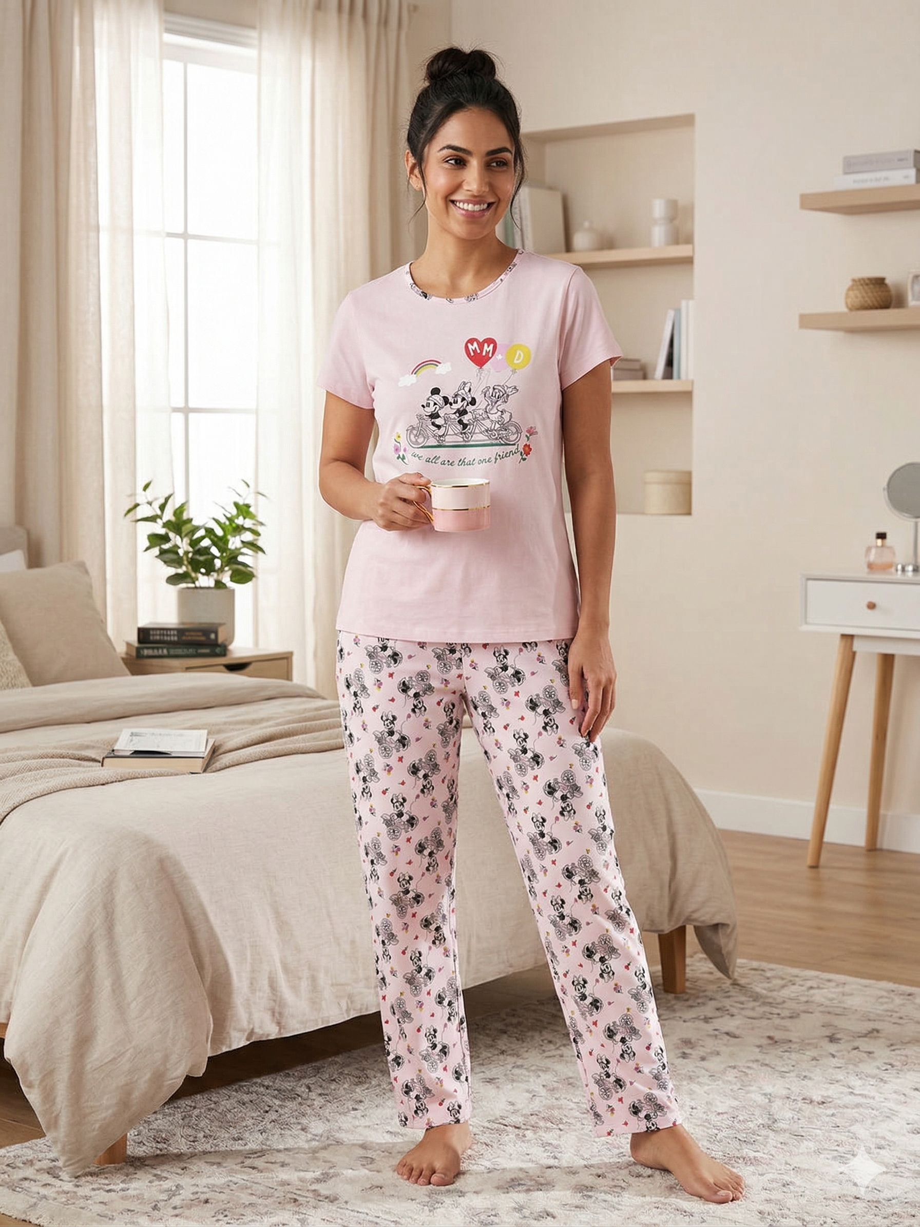 Women Minnie & Friends PJ Set