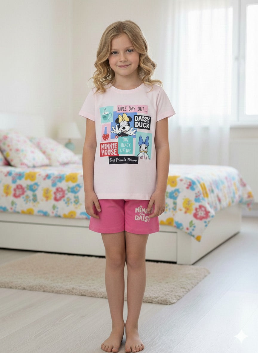 Girls Minnie & Daisy PJ Set