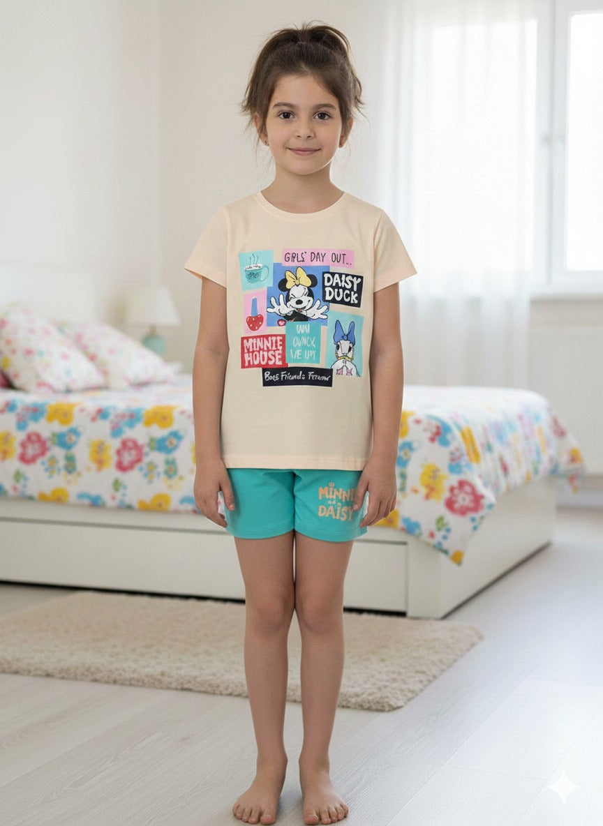 Girls Minnie & Daisy PJ Set