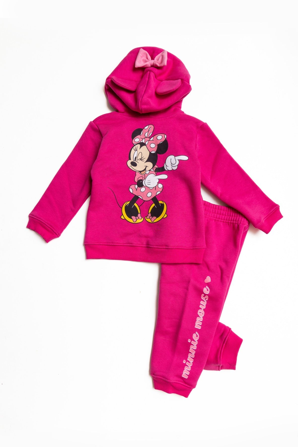 Baby Minnie "Magic This Way" Zip-up Hoodie Winter Pj Set