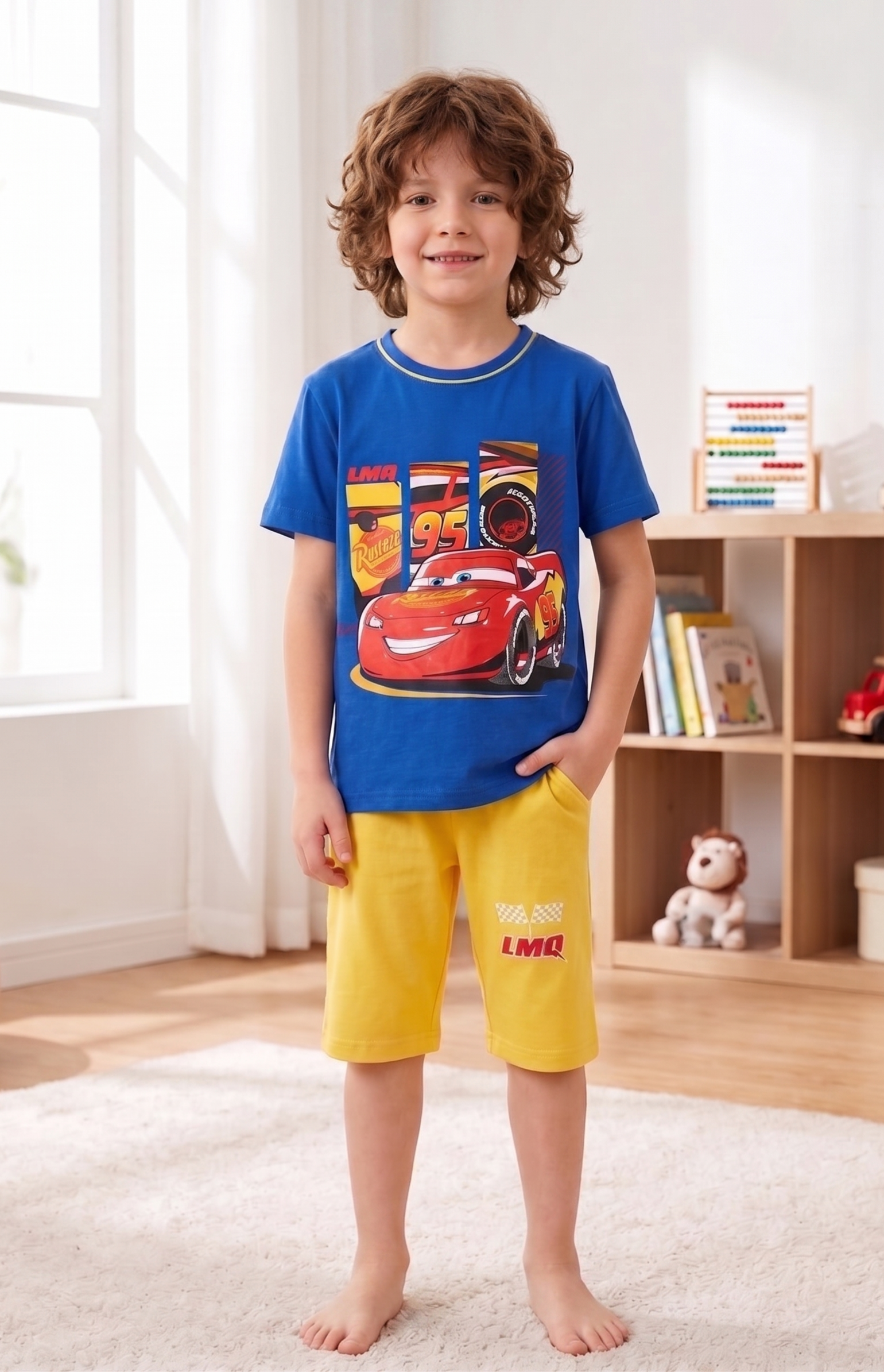 Boys Cars 95 LMQ PJ Set