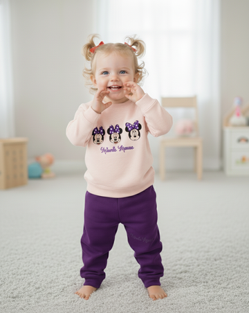Baby Minnie "Embroidery " Winter PJ Set