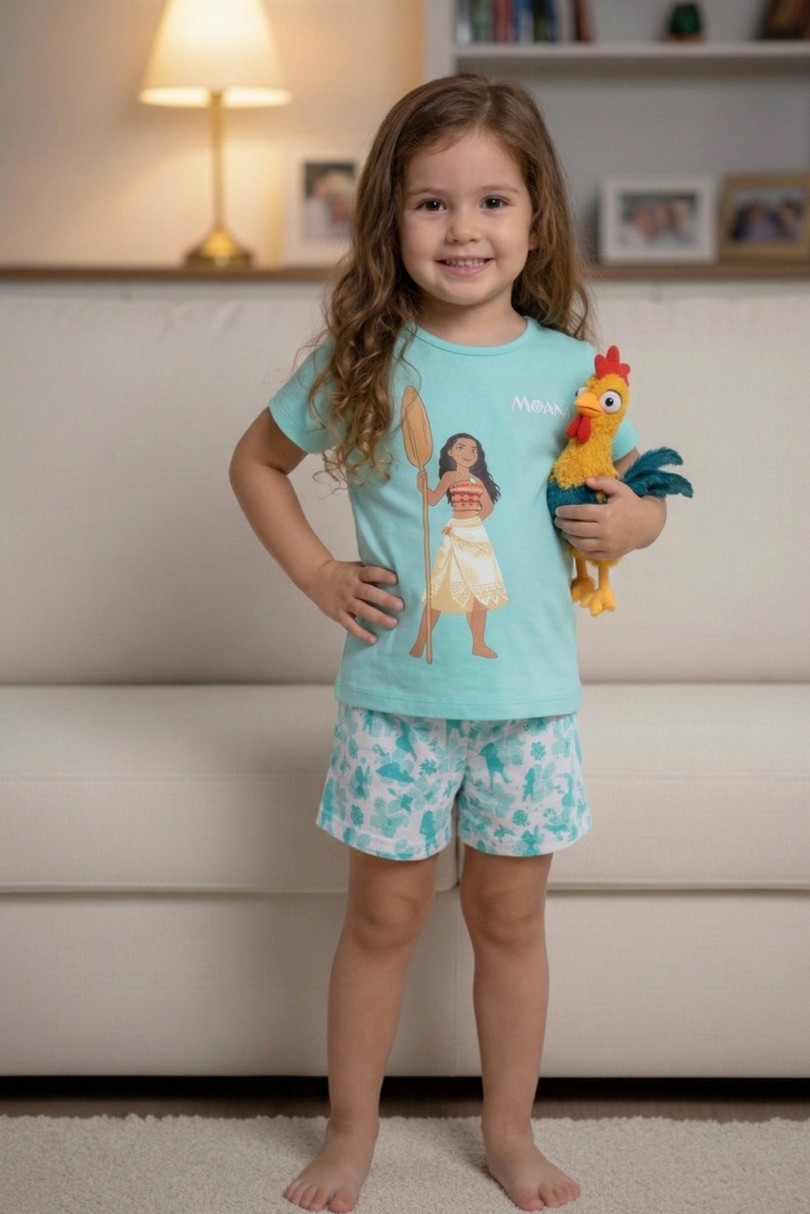 Baby Moana's Embroidery PJ Set