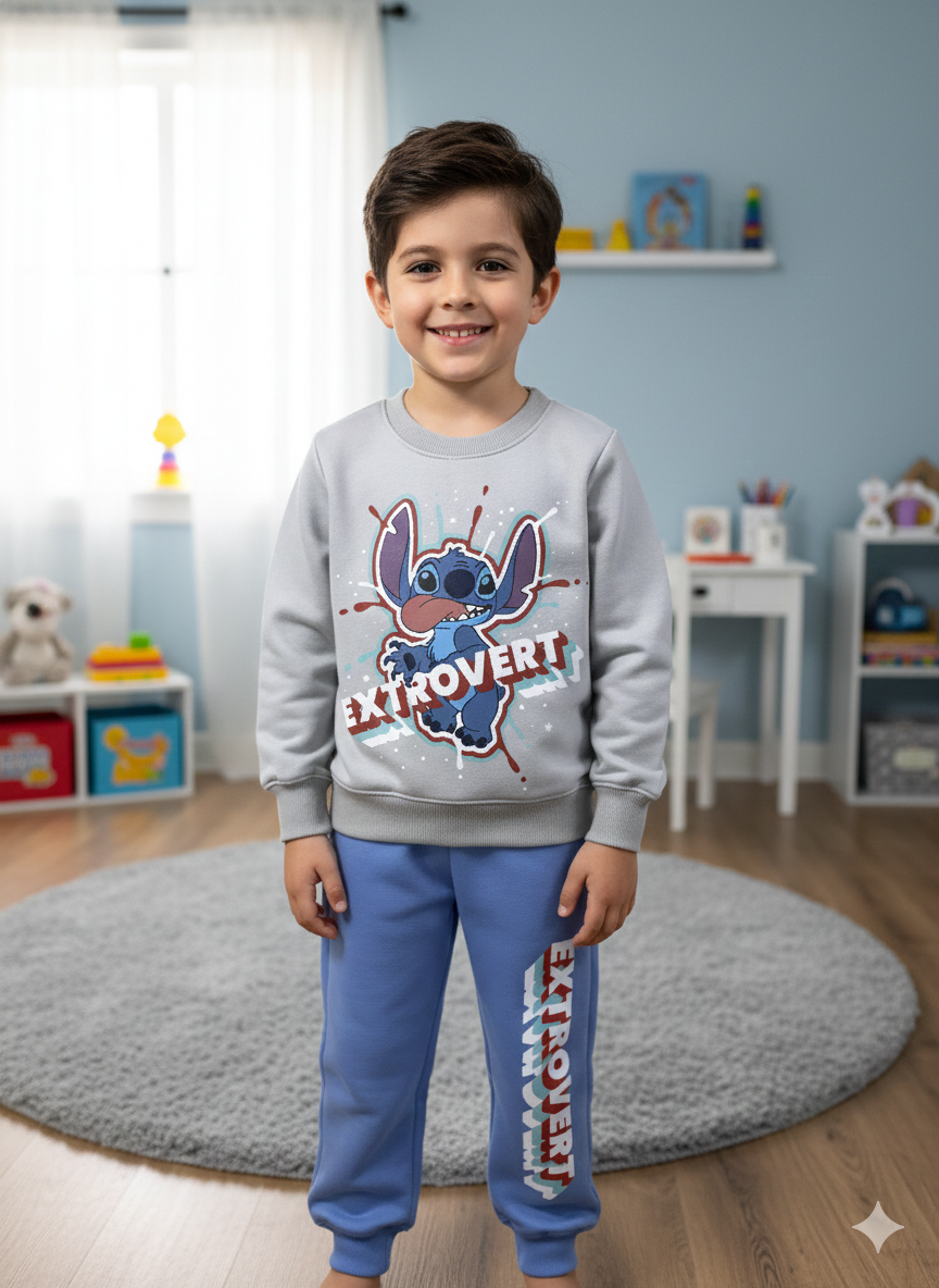 Stitch ''EXTROVERT'' Winter PJ Set