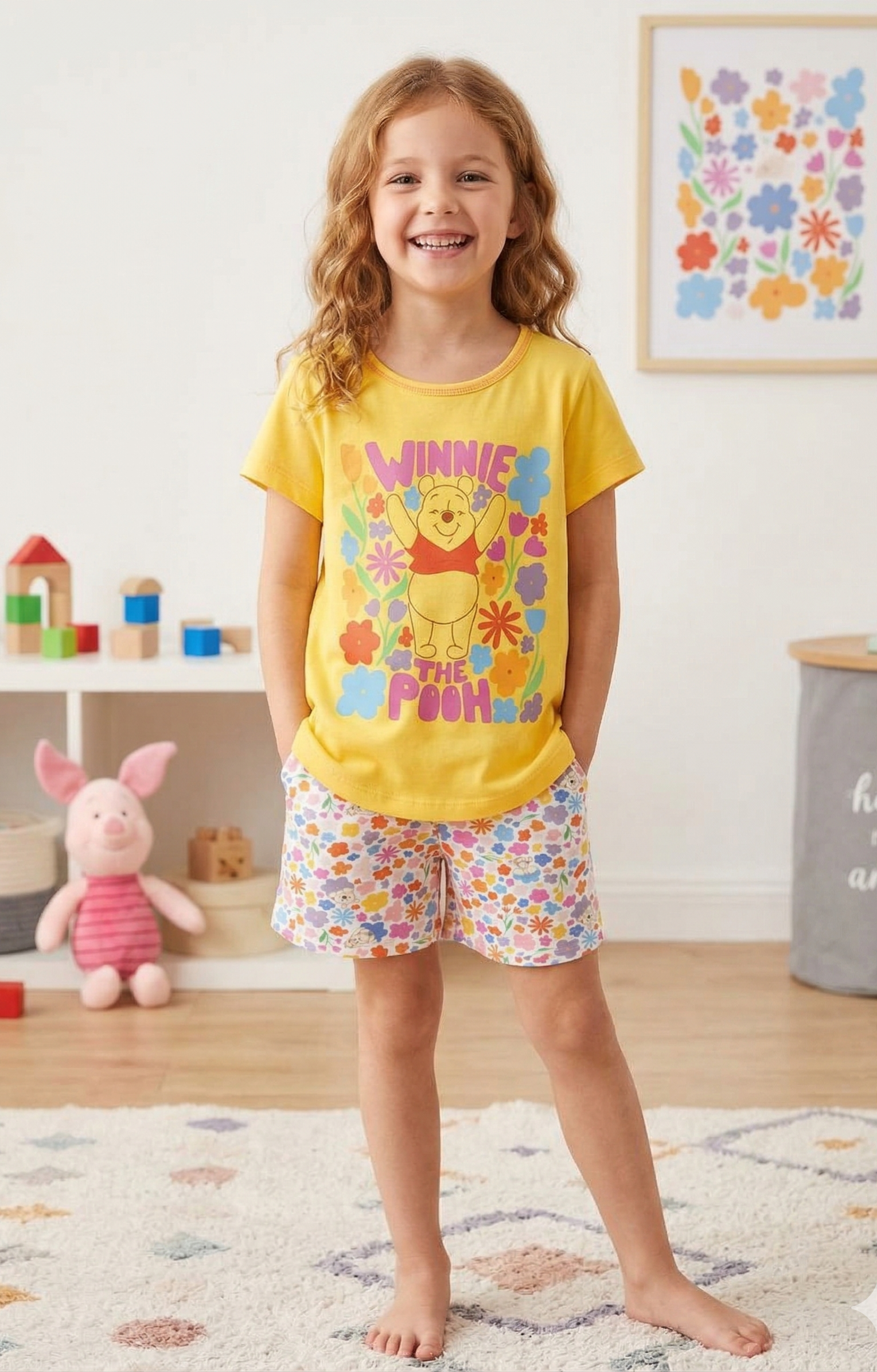 Girls Pooh " Spring" PJ Set