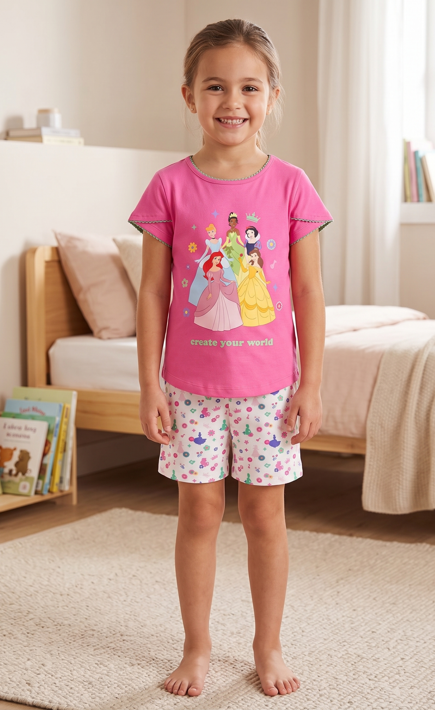 Girls Princess PJ Set