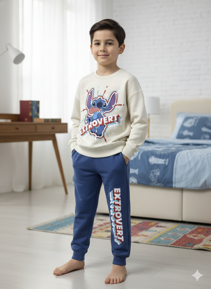 Stitch ''EXTROVERT'' Winter PJ Set