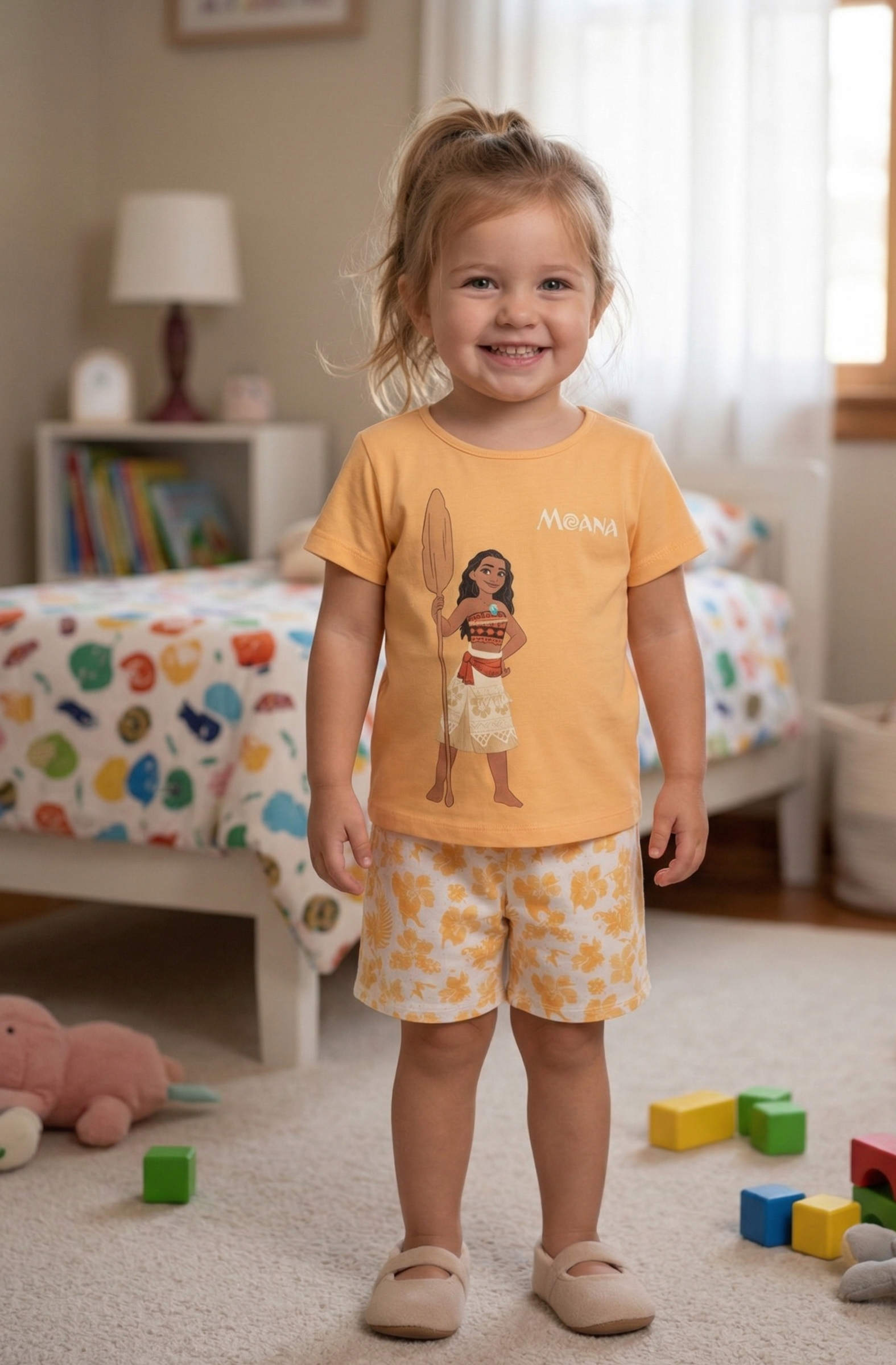 Baby Moana's Embroidery PJ Set