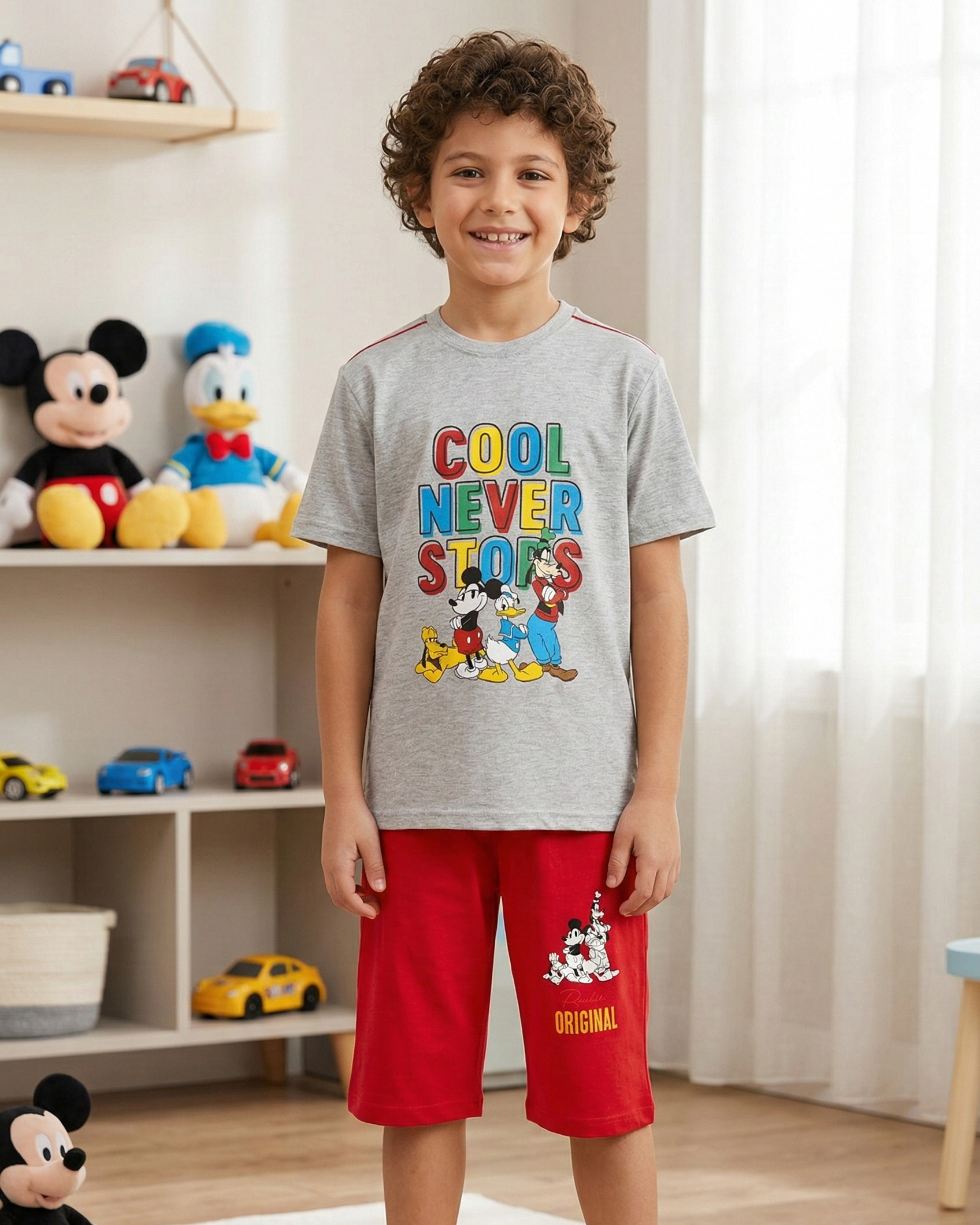 Mickey & Friends PJ Set "Cool Never Stops"