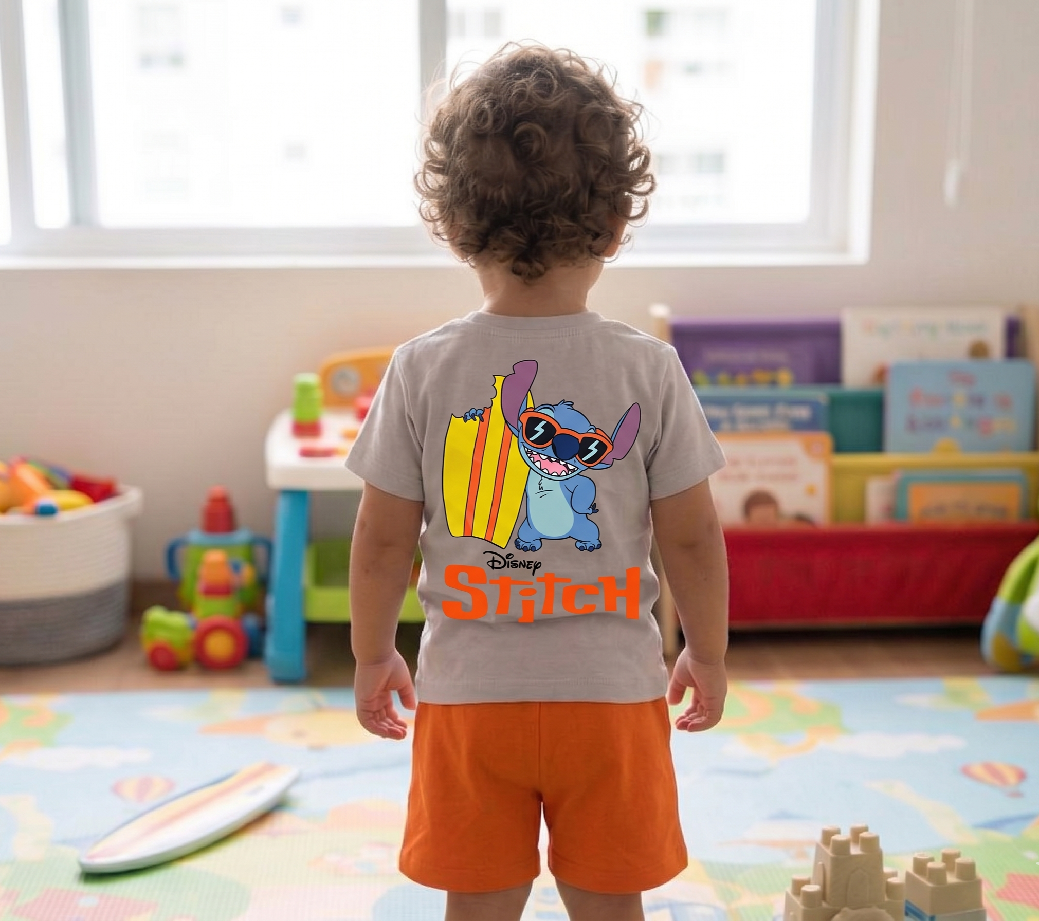 Boys Stitch "Skateboard" PJ Set