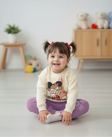 Baby Minnie "Eiffel Tower" Winter PJ Set