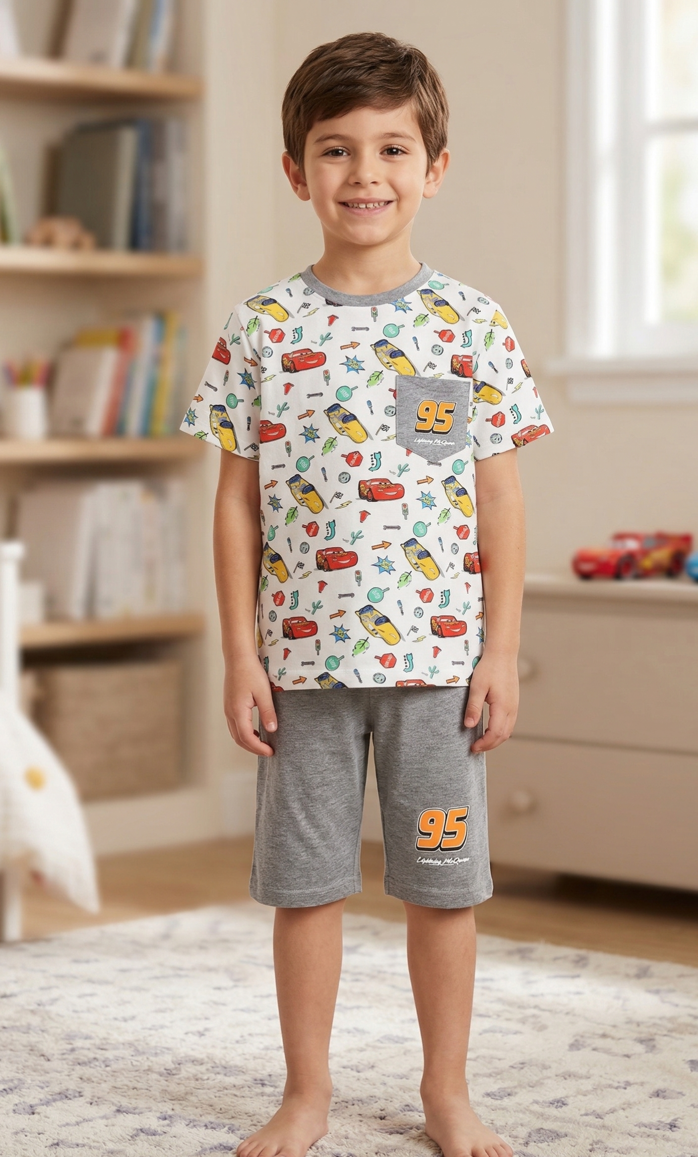 Boys Cars "95"   PJ Set