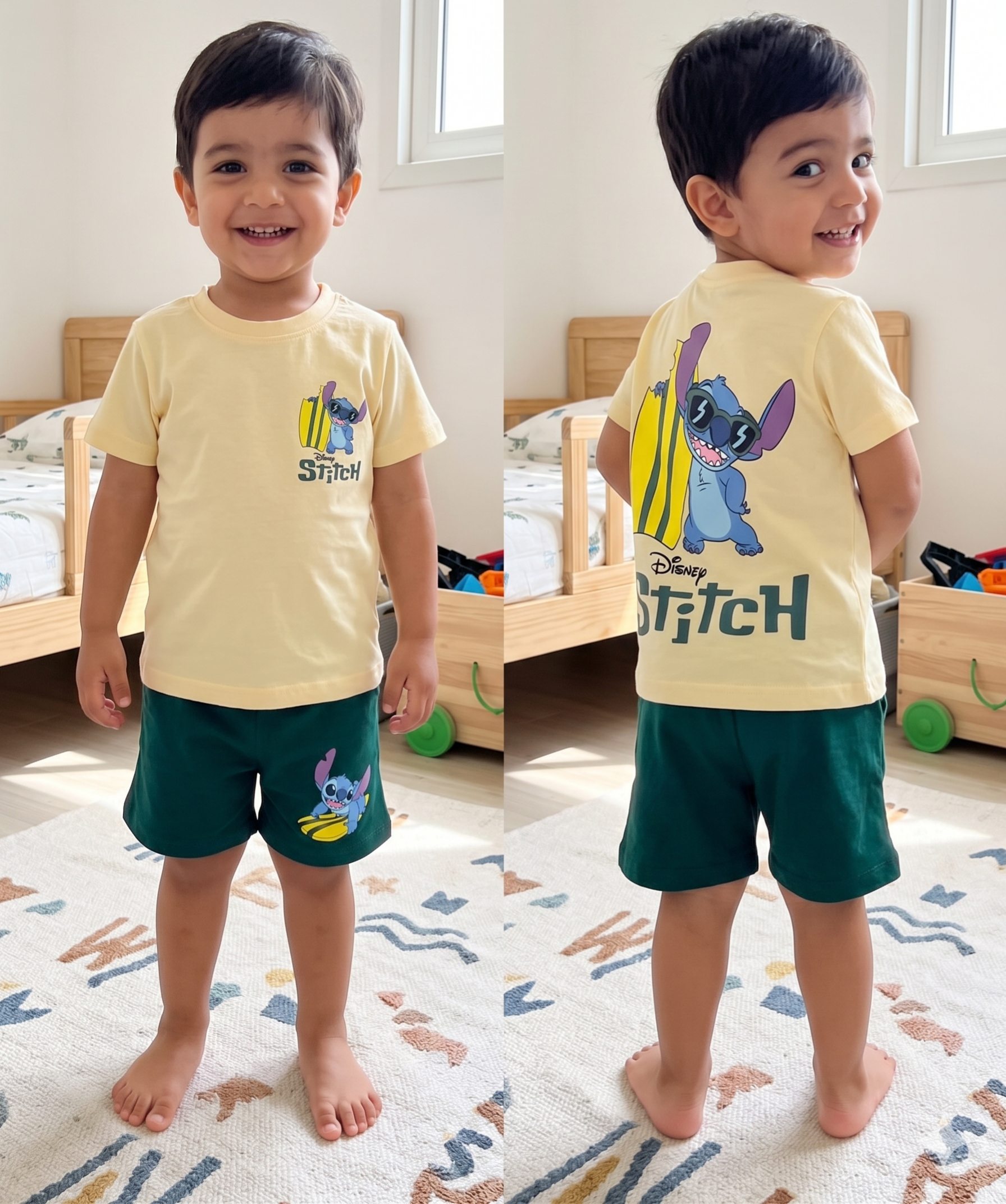 Boys Stitch "Skateboard" PJ Set