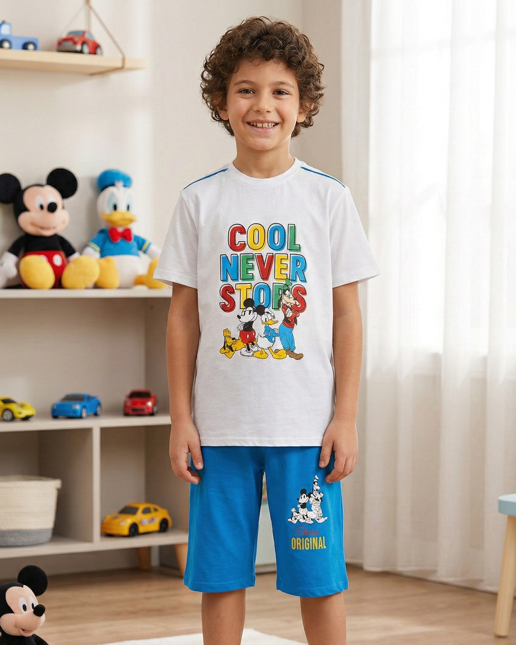 Mickey & Friends PJ Set "Cool Never Stops"