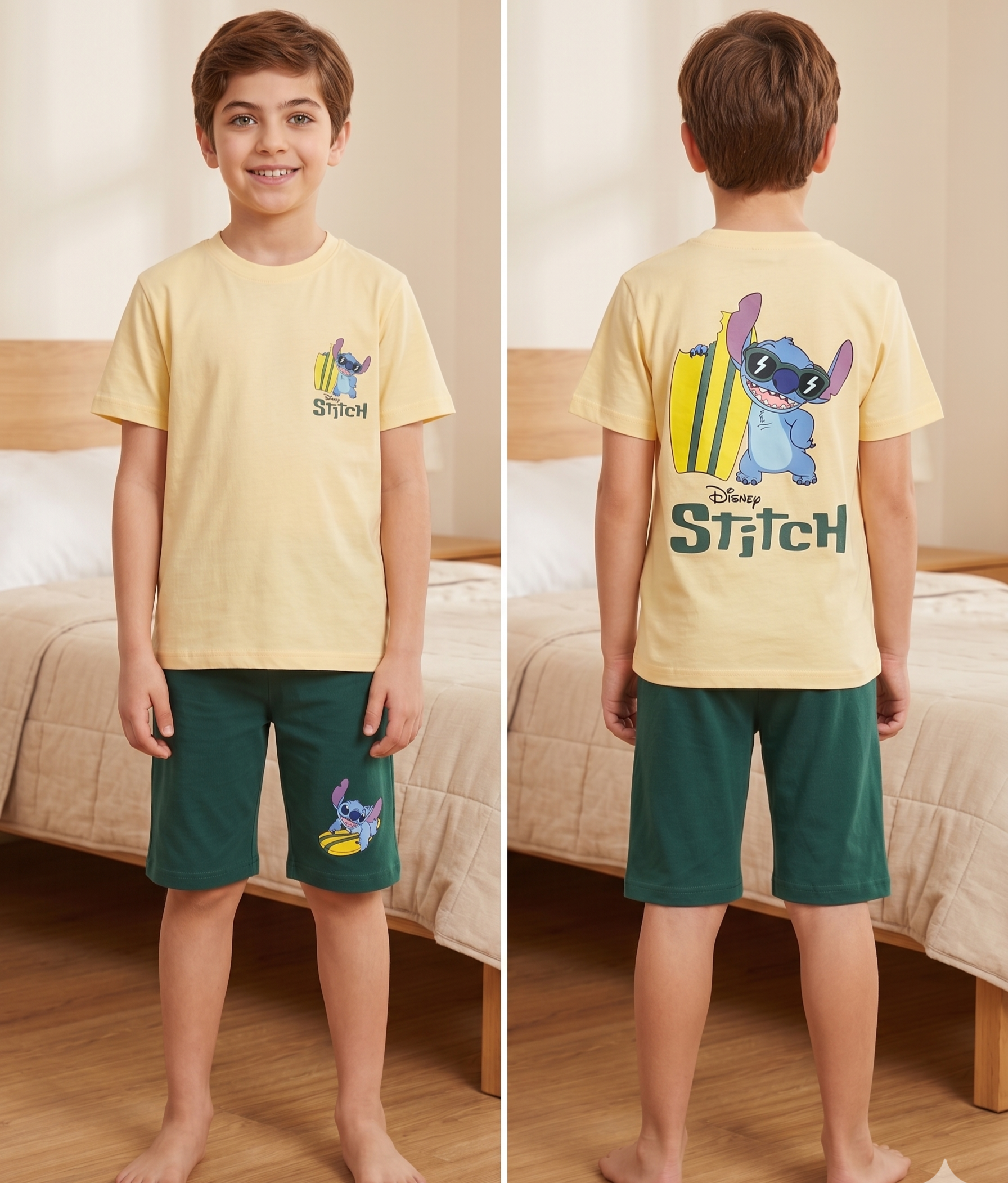 Boys Stitch "Skateboard" PJ Set