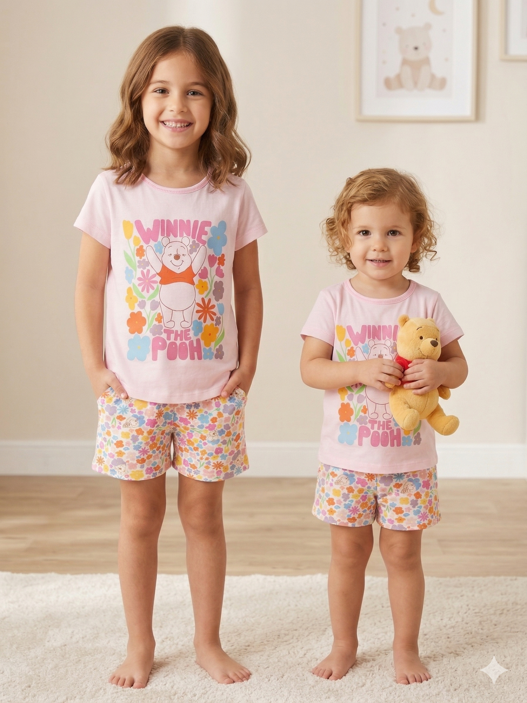 Girls Pooh " Spring" PJ Set