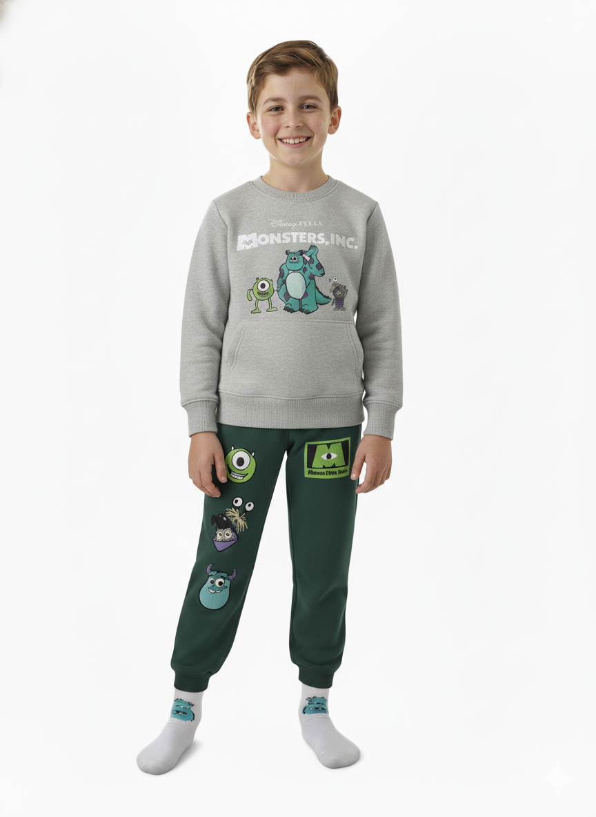 Pixar Monsters Winter PJ Set