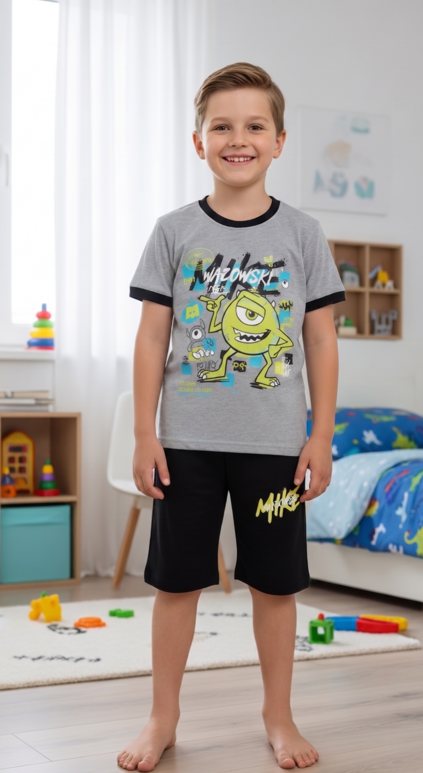 Boys Mike Monsters PJ Set