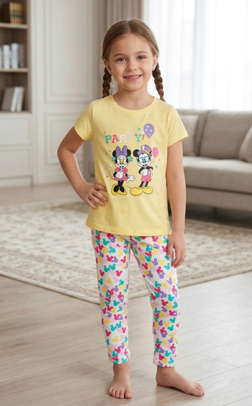 Girls Minnie's Party Pants PJ Set