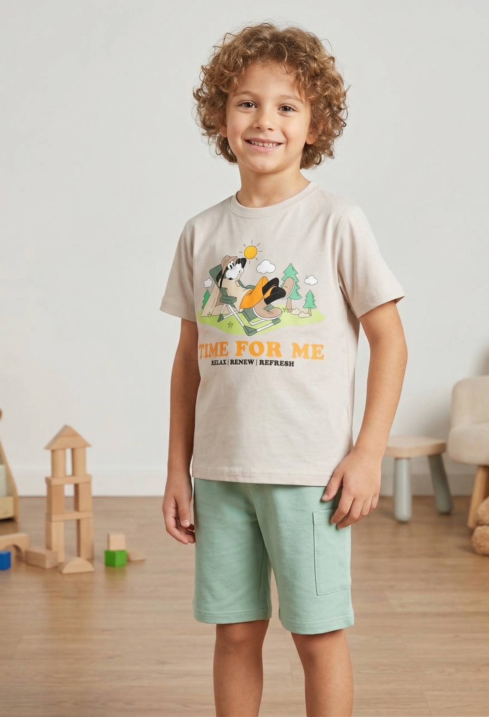 Boys Goofy PJ Set