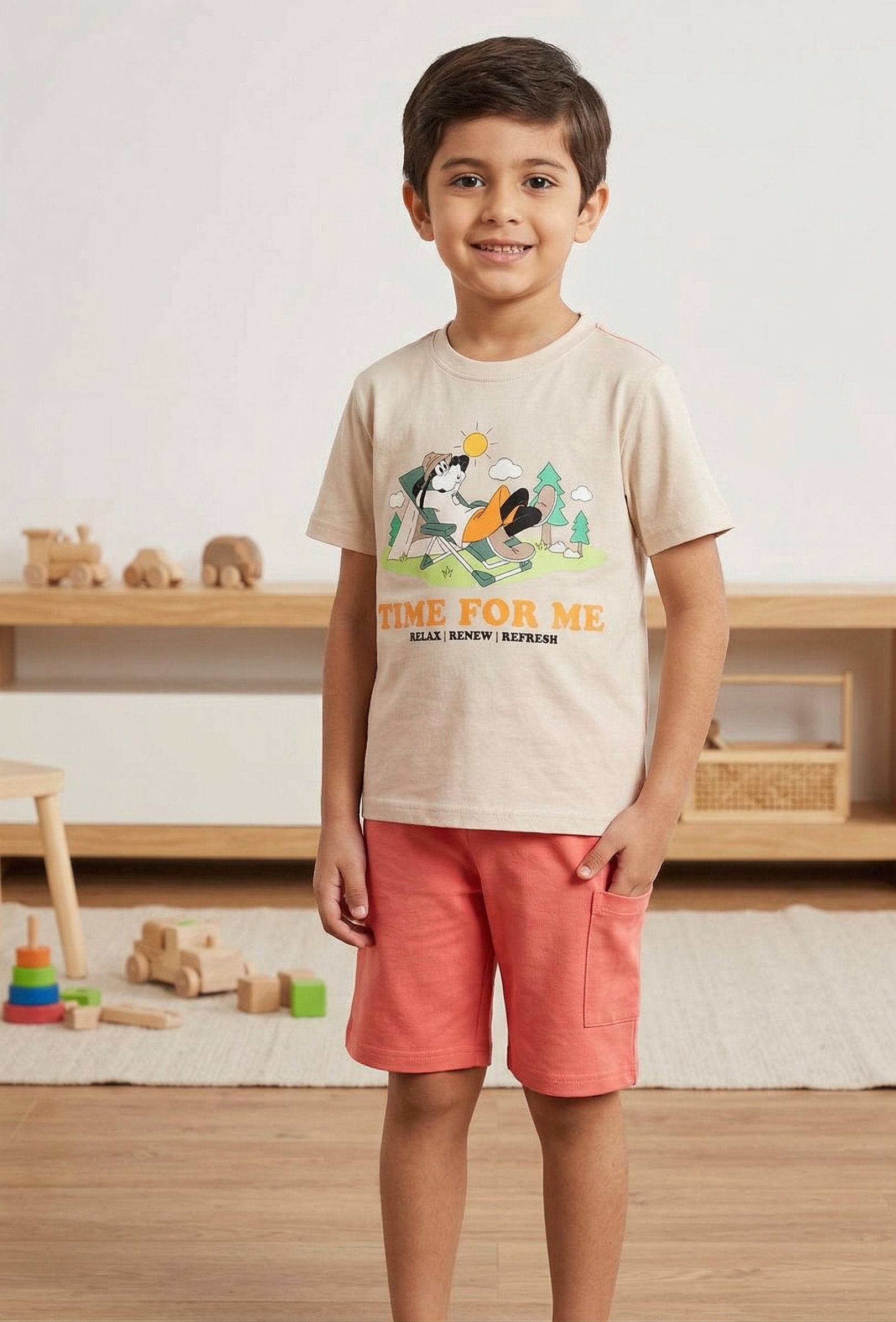 Boys Goofy PJ Set