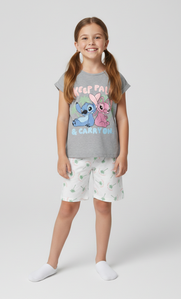 Stitch PJ Set "Keep Palm"