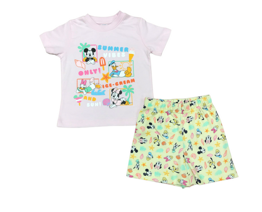 Disney/ MINNIE & Friends Baby Summer PJ Set 6005-168