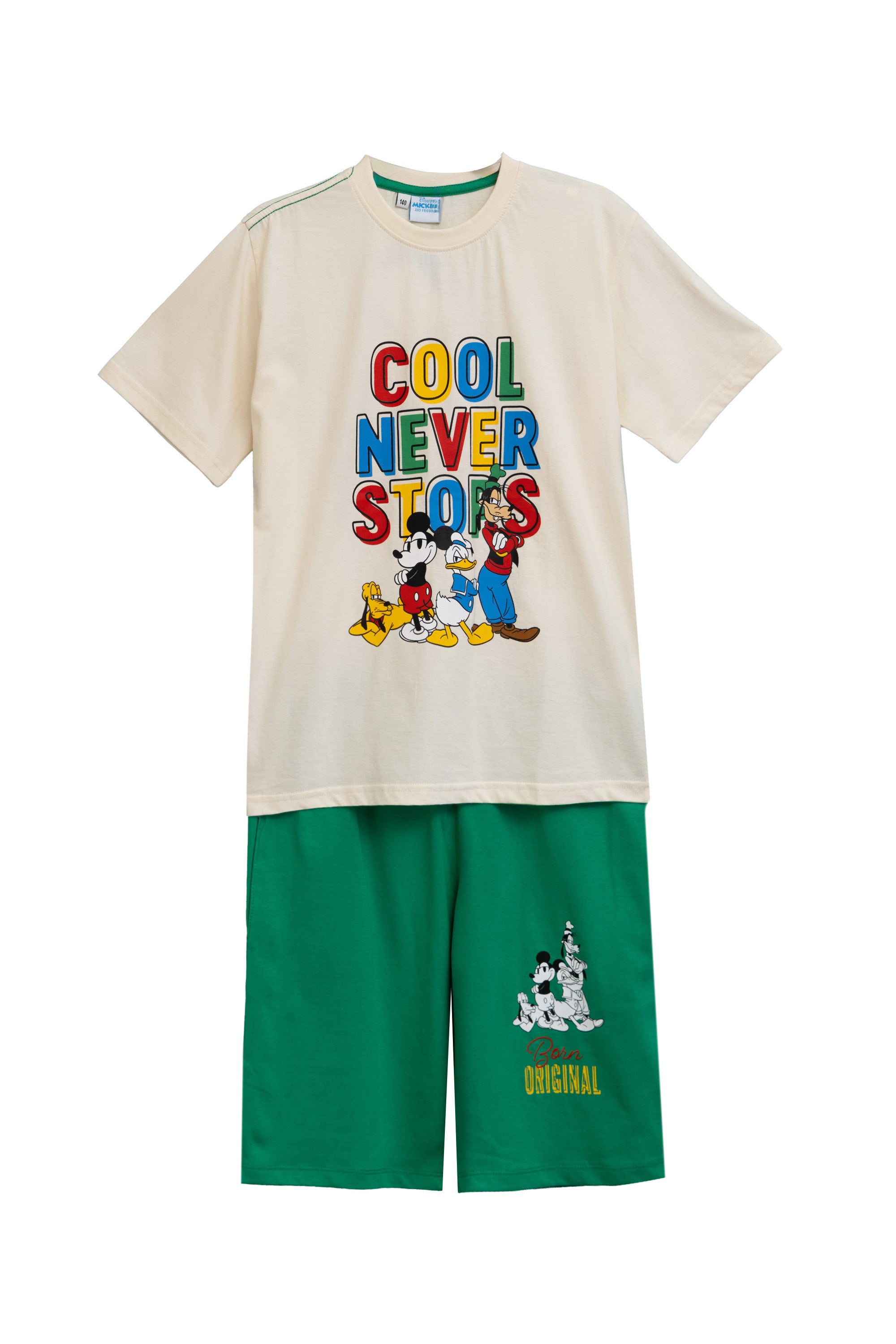 Mickey & Friends PJ Set "Cool Never Stops"