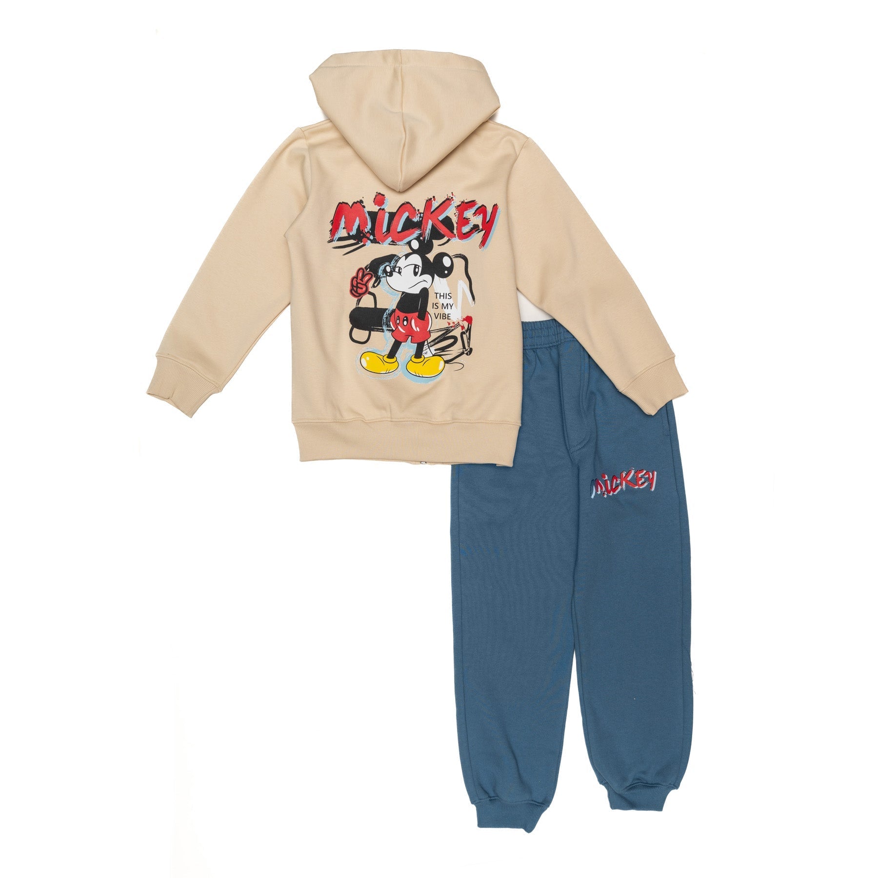 Mickey Winter PJ Set "This is My Vibe"