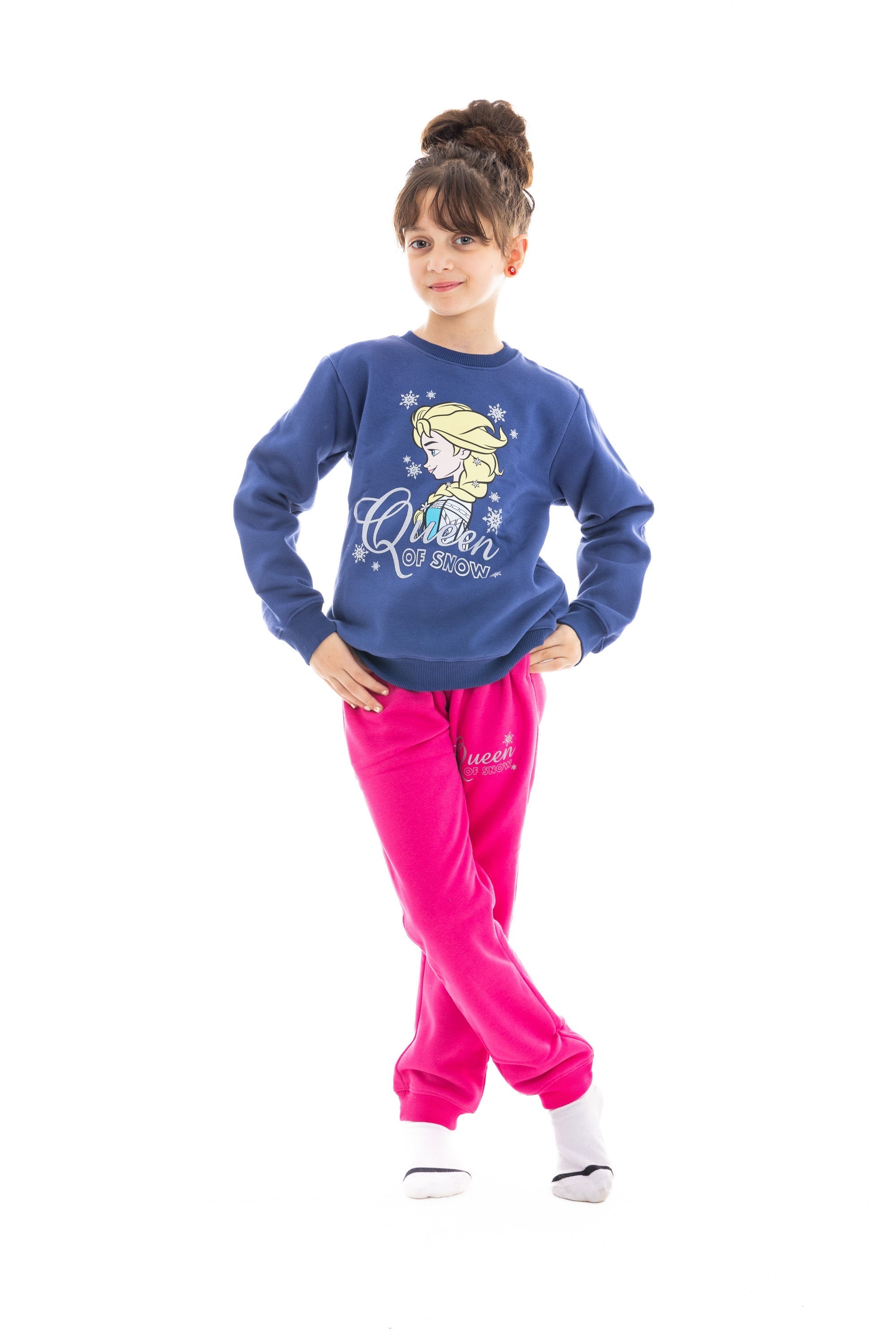 Kids Frozen Winter PJ Set "Queen Of Snow"