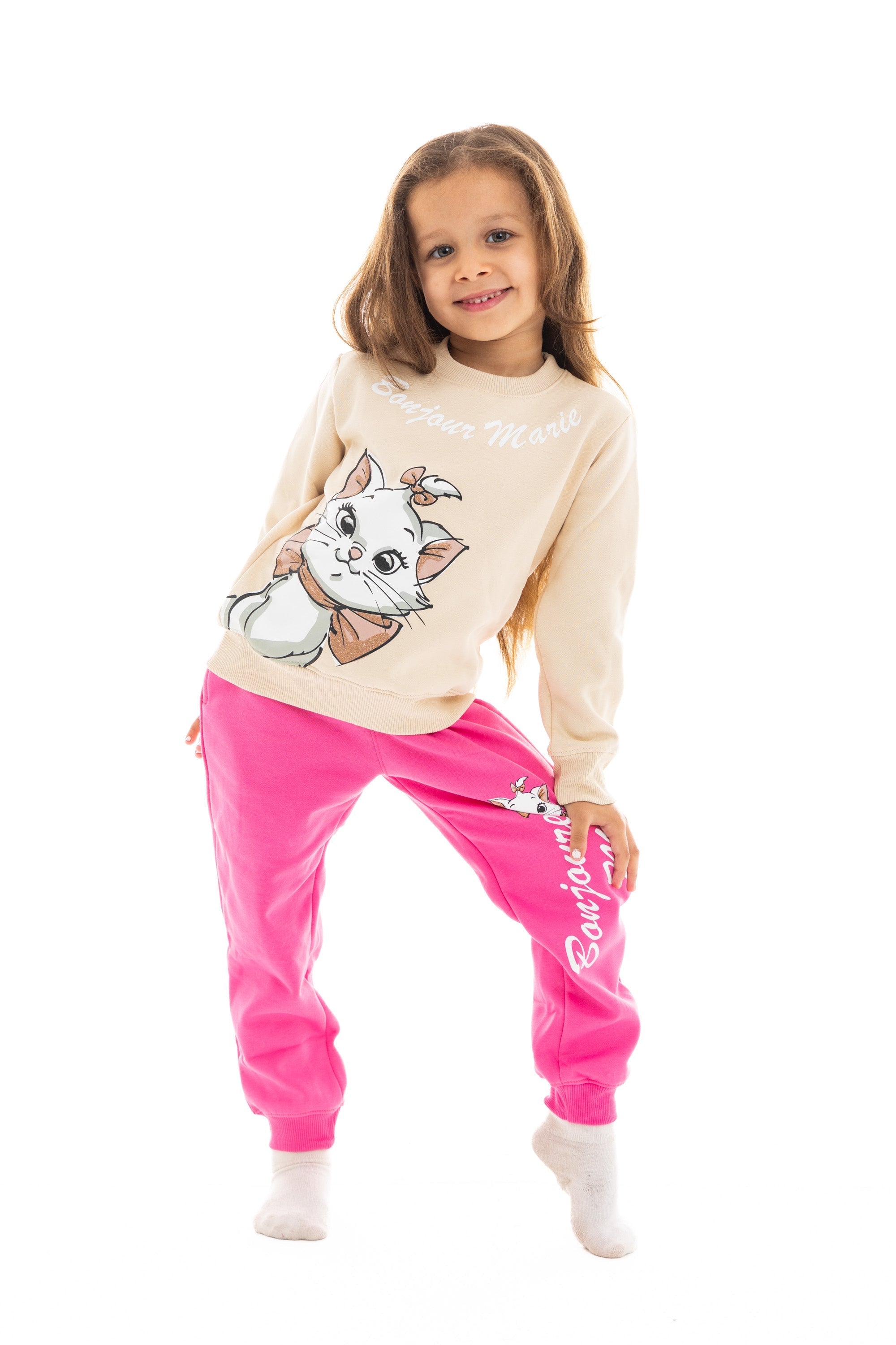 Kids Marie Winter PJ Set "Bonjour"