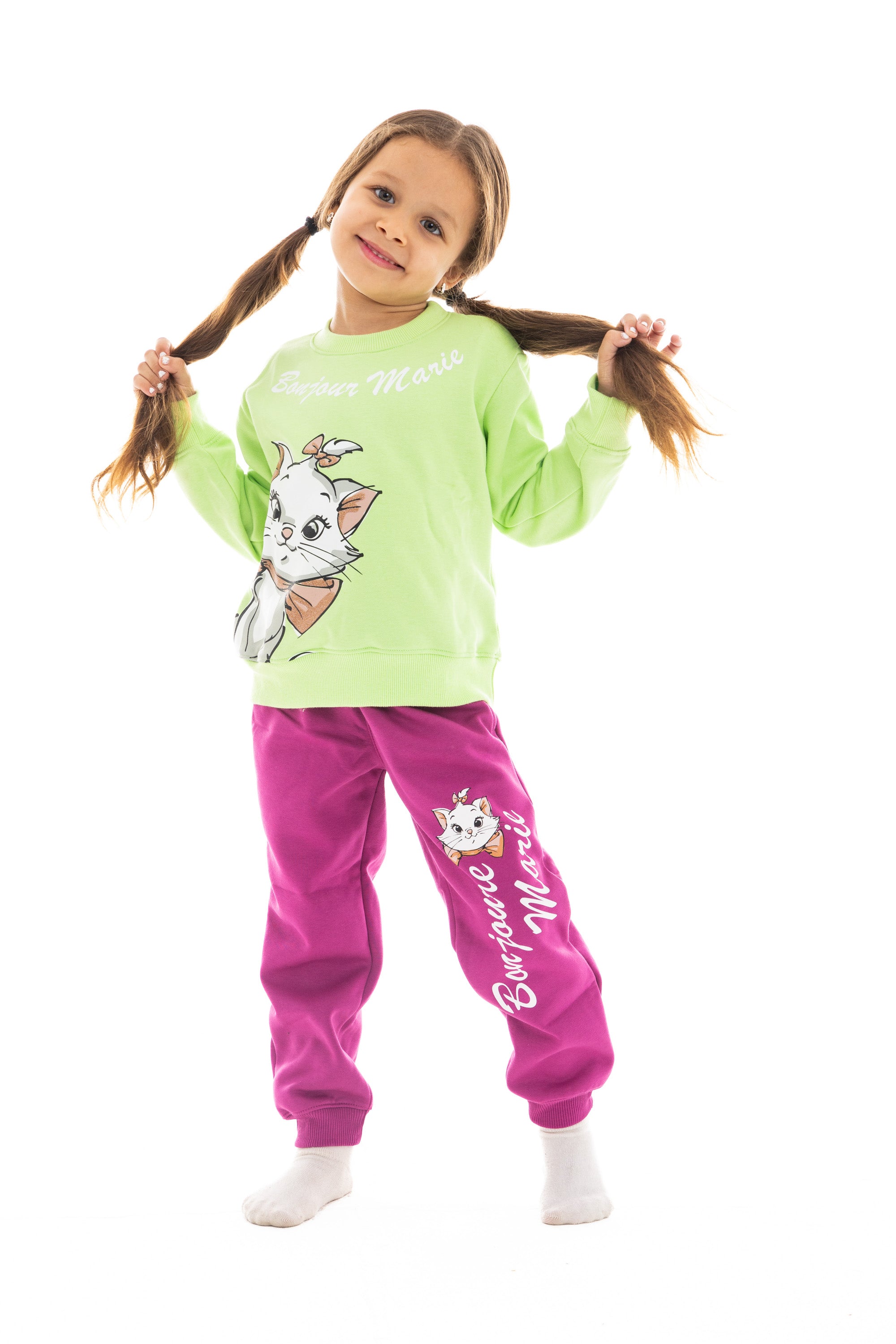 Kids Marie Winter PJ Set "Bonjour"