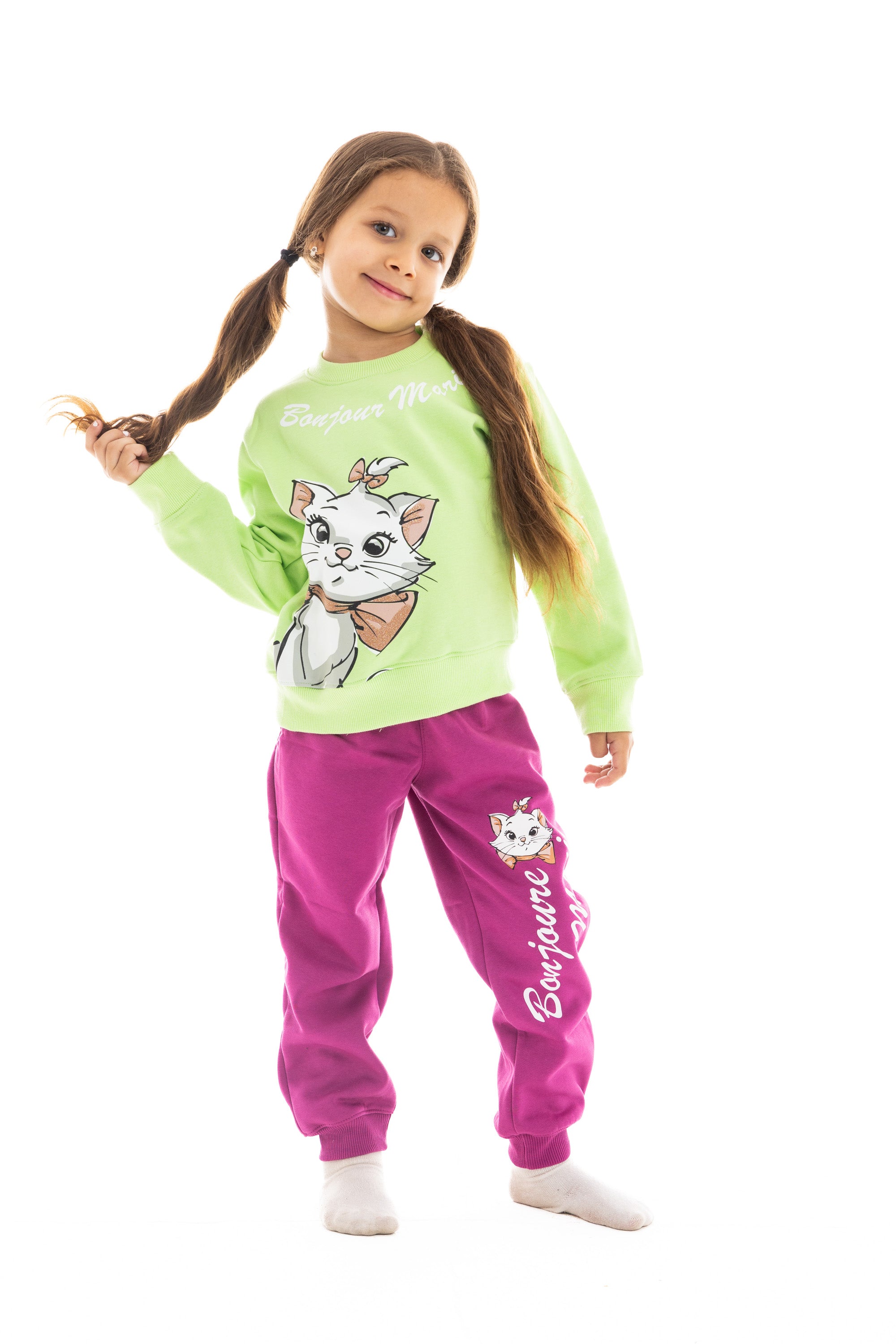 Kids Marie Winter PJ Set "Bonjour"