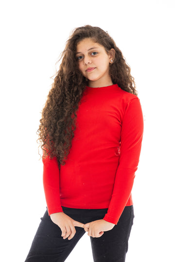 Half Collar T-shirt Girls