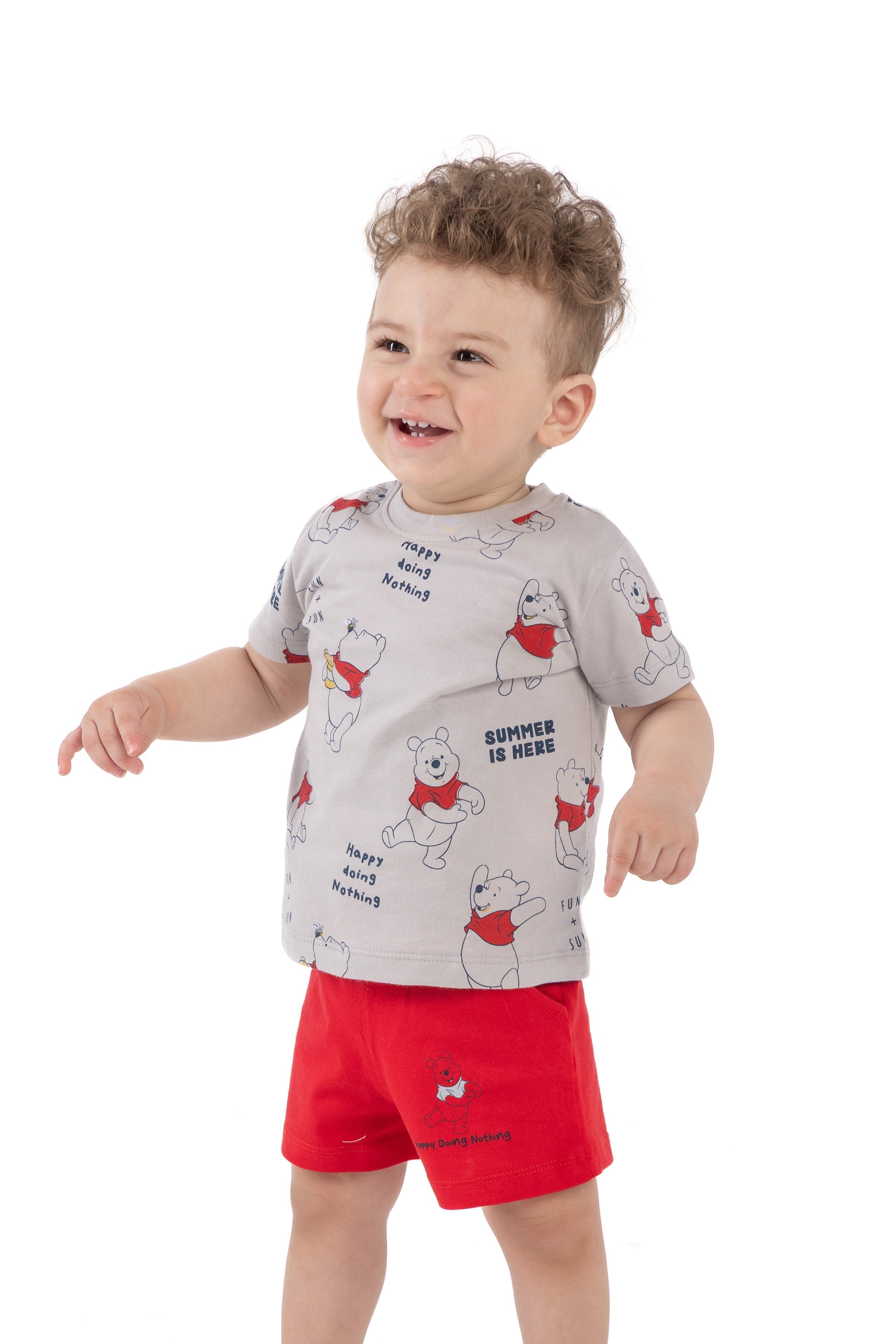 Pooh PJ Set "Summer is here"