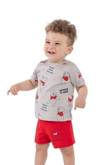 Pooh PJ Set "Summer is here"