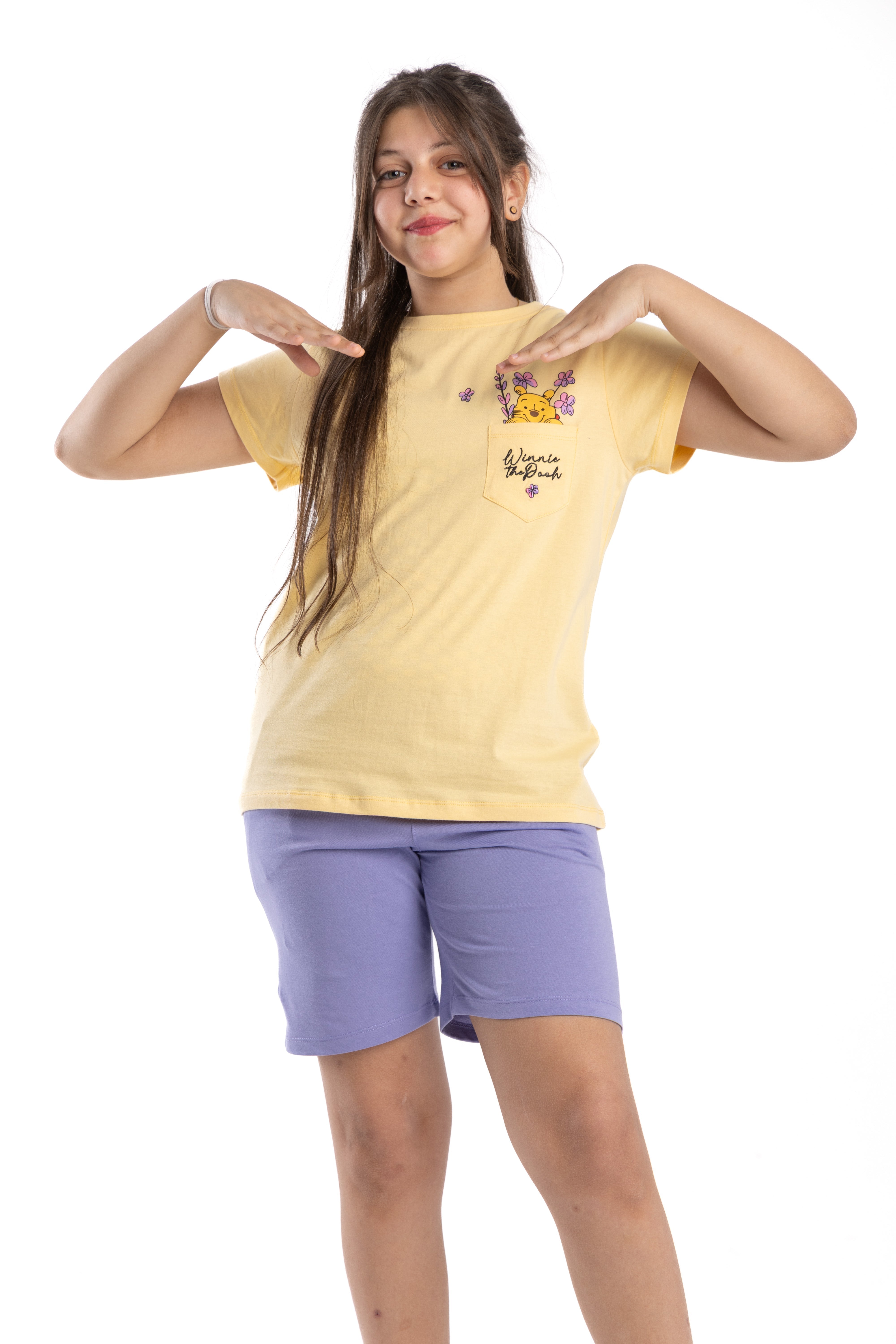 Kids Girl Pooh PJ Set