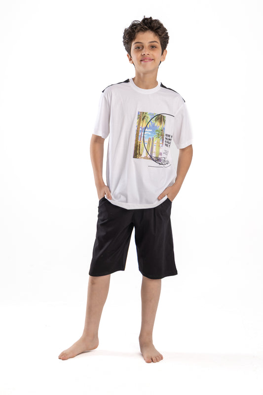 Boy's MRL "Paradise" Summer PJ Set 4250-377