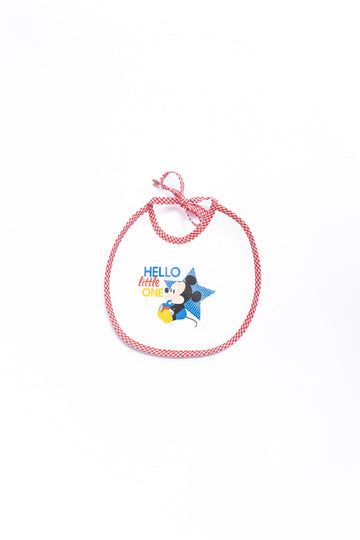 Baby Mickey "Hello" Bib (S)